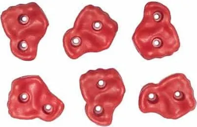 Produktbild von Klettergriffe Klettersteine M 6 Stk - Rot