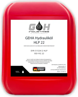 Produktbild von HLP 22 | 10 L | Hydrauliköl | ISO VG 22  | DIN 51524 Teil 2 | 10 Liter Kanister