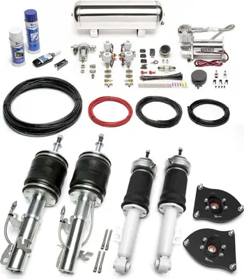Image de TA Technix Kit de suspension pneumatique Viair argenté pour Mini R50 52 53 Cooper S