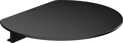 Obrázok produktu pre Polička WALLSTORIS 200x169mm matná čierna matná čierna