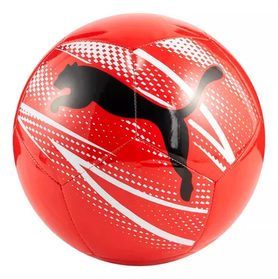 Produktbild von Puma Attacanto Graphic Fußball  Rot/Schwarz Grösse 5