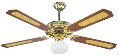 Immagine prodotto di ventilatore da soffitto con luce 'gold' ø 130 cm
