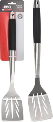 Productafbeelding van Spatel voor barbecue, roestvrij staal, 45 cm, zwart/zilver