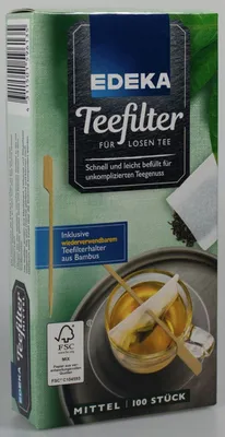 Produktbild von Teefilter mittel für alle losen Teesorten weiß Nr. 60/4202063, PA= 100Stk