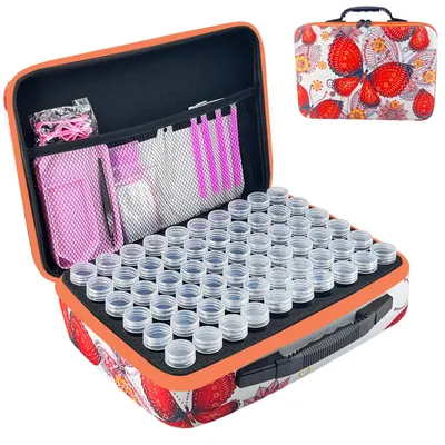 Produktbild von Organizer Für Diamantstickerei Box Komplett-Set 120 Stück Set