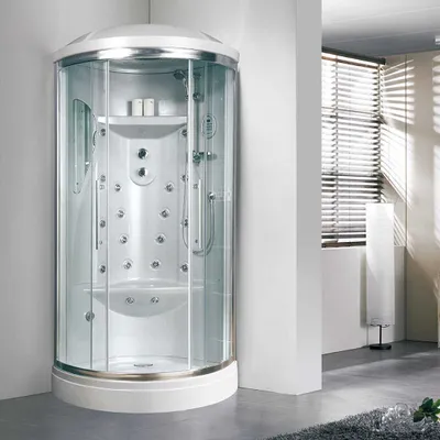 Immagine prodotto di Cabina doccia idromassaggio e bagno turco 90 tonda | Iride