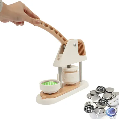 Obrázek produktu pro Stroj na knoflíky, stroj na lisování knoflíků, výroba knoflíků pro odznaky DIY