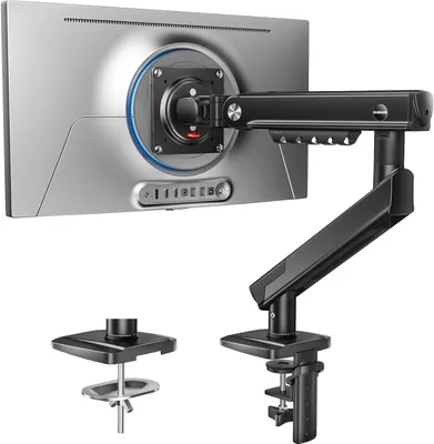 Immagine prodotto di Supporto monitor regolabile - Supporto ergonomico - Braccio meccanico a molla - Per schermi da 13 a 32 pollici - Nero