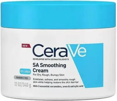 Image de CeraVe - SA Smoothing Cream - Crème hydratante et adoucissante pour les peaux sèches à très sèches 340ml