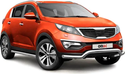 Image de Pare-Buffle Avant Pour Kia Sportage 2010-2015 en Acier Inox Argent