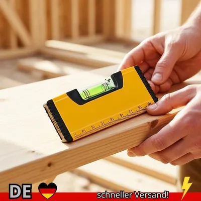 Produktbild von 100 Mm Tragbare Magnetische Taschenwaage Hochpräzise Wasserwaage mit