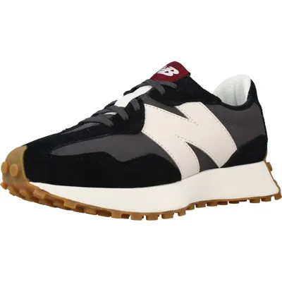 A single New Balance 327 sneaker is shown from the side against a white background.
