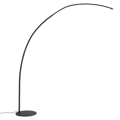 Produktbild von Moderne Bogenlampe Schwarz inkl  LED mit Touch Dimmer Arlow