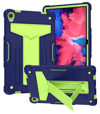 Image de Housse de protection pour tablette Lenovo Tab P11 11.0 Tab-J606F, avec support, couleur verte