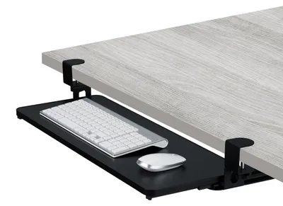 Imagen del producto de Teclado extraíble y moderno, color , para colocar debajo del escritorio