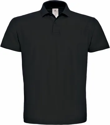 Produktbild von Herren-Poloshirt, Kurzarm - B&C ID.001 - black - Größe 3XL