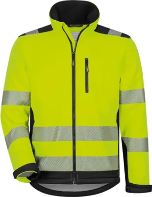 Produktbild von Elysee Warnschutz-Softshelljacke Ryan 22745 Gr. M leuchtgelb/schwarz