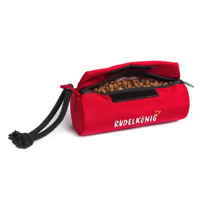 Produktbild von RUDELKÖNIG Futterdummy rot – Robuster Apportierbeutel für Hunde & effektives Training