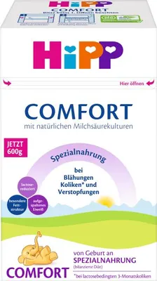 Produktbild von Hipp 2313 Comfort Spezialnahrung von Geburt an (600g Packung)