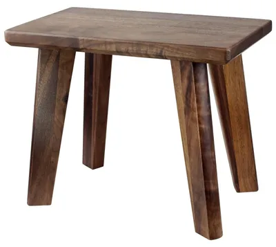 Image de Tabouret d'accès en bois de noyer