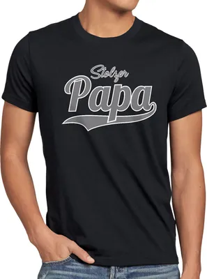 Produktbild von style3 Stolzer Papa Herren T-Shirt Vater Dad Spruchshirt Funshirt