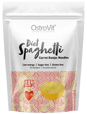 Obrázok produktu pre OstroVit | Ditne pagety + mrkva / nzkokalorick konjakove rezance vhodn pre keto