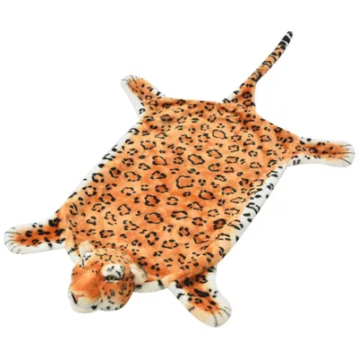 Produktbild von Möbel Plüsch Leopardenfell Teppich 139 cm Braun - Designerteppiche &28945