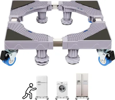 Immagine prodotto di Yakimz Base lavatrice regolabile Base lavatrice regolabile Base lavatrice Base lavatrice 8 gambe+4 ruote