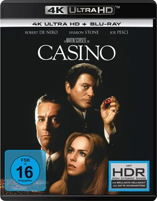 Produktbild von PLAION Casino (4K-UHD), Film, Blu-ray, Deutsch, 178 min, Thriller, Deutsch, Englisch, Norwegisch, Italienisch, Portugiesisch