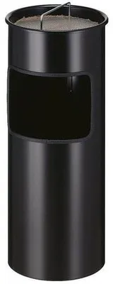 Produktbild von Ascher-Papierkorb, 30 Liter - Schwarz