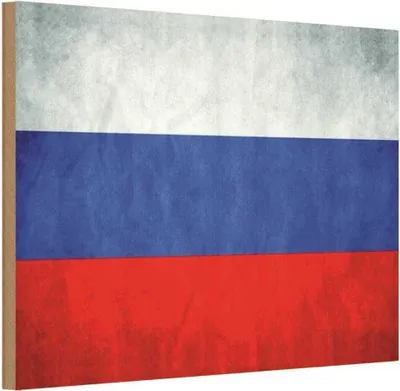 Produktbild von vianmo Holzschild 20x30 cm Russland Fahne Russia Flagge Wappen