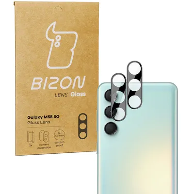 Produktbild von Szkło na aparat Bizon Glass Lens do Galaxy M55 5G, 2 sztuki