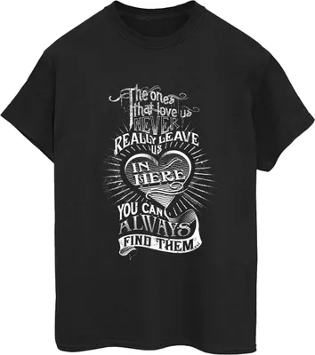 Produktbild von Harry Potter - "The Ones That Love Us" T-Shirt für Damen BI28086 (L) (Schwarz)
