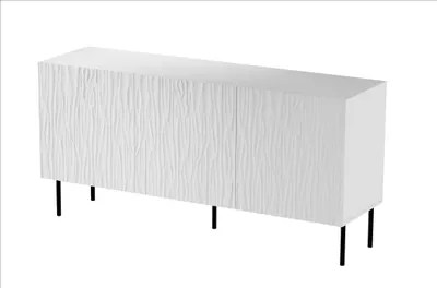 Obrázek produktu pro Nábytek24 Příborník 152 cm JUNGLE se 3 dvířky Komoda Skříň do obývacího pokoje Skříň bílá