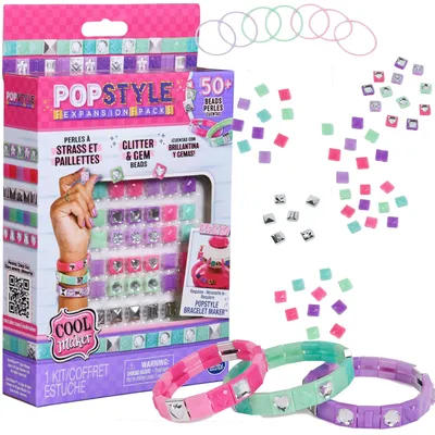 Obrázok produktu pre Cool Maker PopStyle Bracelet Maker Expansion Pack, Detská súprava na výrobu náramkov, 7 rok / roky, Viacfarebný