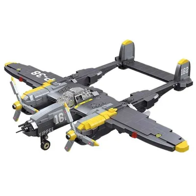 Produktbild von Technische Blöcke Kampfflugzeug Jagdflugzeug P-38 937 ele ZA4623