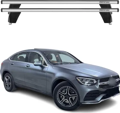 Produktbild von Menabo Dachträger Grundtäger für Mercedes GLC C253 2020-2022 75kg Alu Silber 2x