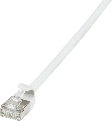 Obrázek produktu pro LogiLink CQ9011S, 0,3 m, Cat6a, U/FTP (STP), RJ-45, RJ-45, Bílá