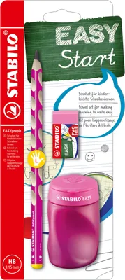 Zdjęcie produktu dla STABILO EASYgraph, HB, Różowy, Trójkątny, Szkoła, Blister, 1 szt.