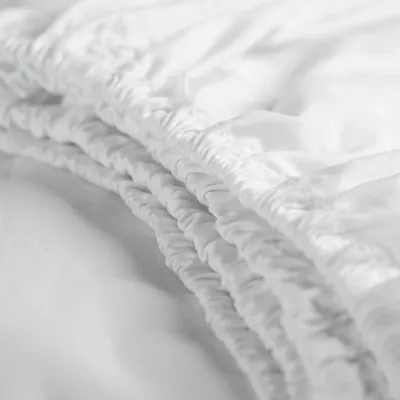Produktbild von Cinderella Weekend - Topper-Spannbettlaken (bis 15 cm) - Baumwolle - 200x210 cm - White