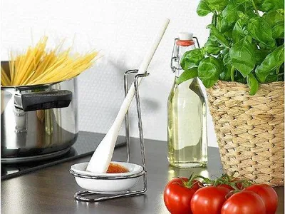 Produktbild von Keramische lepelhoed met verchroomde afwerking - Küchenaccessoire
