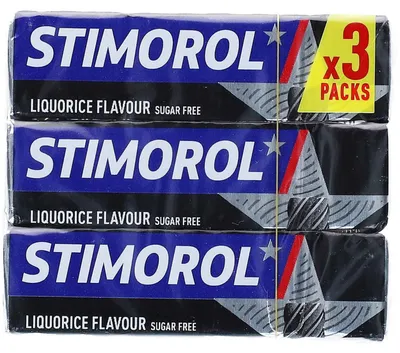 Produktbild von Stimorol Liquorice 3er