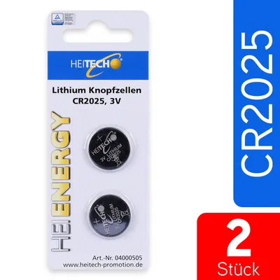 Produktbild von Lithium Knopfzellen 2er-Pack