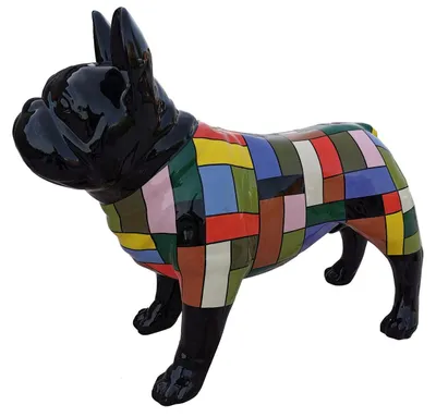 Produktbild von Deko Hund Figur Statue Skulptur 75cm Figuren Statuen Skulpturen Dekoration