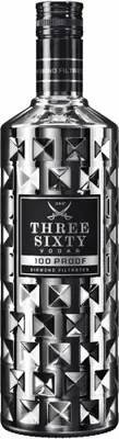 Produktbild von Three Sixty Vodka 100 Proof