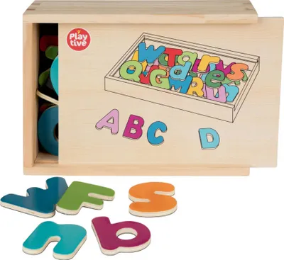 Produktbild von Playtive Holzmagnete Buchstaben 368245