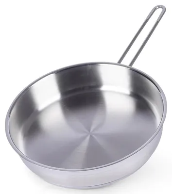 Image de Poêle antiadhésive - Acier inoxydable - 26 cm - Argentée
