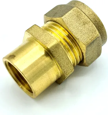 Obrázek produktu pro adaptér spojky 15 mm x G3/8 IT Mosazné kompresní šroubení