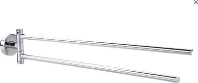 Produktbild von tesa Handtuchhalter Ekkro chrom Metall 2-armig