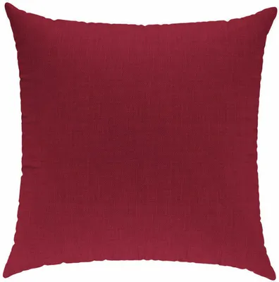 Produktbild von sunnypillow Dekokissen für Gartenmöbel, Palettenmöbel - Deko Kissen mit Reißverschluss 40 x 40 cm - Sofakissen mit Füllkissen - Kissen für Couch - Bequeme Zierkissen Rot